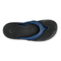 The classic OluKai 'Ohana flip-flops offer simple  everyday style and a comfortable fit for all warm-weather  casual occasions. Casual Synthetic Single Toe Strap Flip Flops, Casual Outdoor Slippers With Arch Support, Casual Slippers With Single Toe Strap, Casual Lightweight Adjustable Flip Flops, Casual Flip Flops With Arch Support For Vacation, Casual Beach Flip Flops, Light Casual Flip Flops For Beach, Casual Blue Flip Flops For Surfing, Casual Beach Sport Sandals With Ortholite Insole