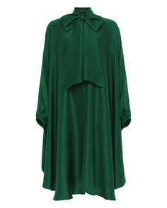 Emerald Silk Cape With Cape Sleeves For Formal Occasions, Silk Cape Dress With Draped Sleeves, Raw Silk Dress, Midi Gowns, 7 Jeans, Cape Sleeves, Silk Midi Dress, Raw Silk, Instagram Shop