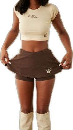 Cotton Mini Skirt With Built-in Shorts, Stretch Cotton Skort With Built-in Shorts, Trendy Cotton Skort With Built-in Shorts, Fitted Cotton Casual Tennis Skirt, Trendy Short Skort With Built-in Shorts, Cotton Tennis Skirt With Built-in Shorts, Fitted Mini Cotton Tennis Skirt, Trendy Skort With Built-in Shorts, Cotton Fitted Mini Skirt