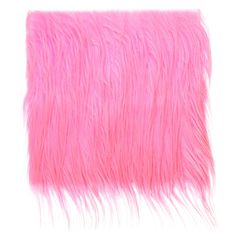 pink furry material on a white background