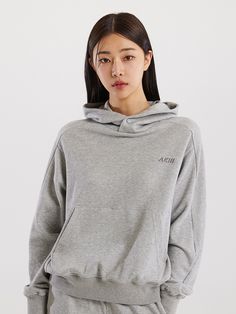 Editor's NotesThis is a comfortable hoodie suitable for daily wear. It gives a casual and trendy vibe.- Logo embroidery on the front chest- Relaxed silhouette- Ribbed hem and cuffMeasurements (in.)S/M/L/XL- Shoulder: 18.50 in. / 19.29 in. / 20.87 in. / 21.65 in.- Chest: 21.26 in. / 22.24 in. / 24.41 in. / 25.39 in.- Sleeve: 22.83 in. / 23.23 in. / 25.39 in. / 25.79 in.- Length: 22.83 in. / 23.62 in. / 26.97 in. / 27.76 in.Composition & Care- Polyester 54% Cotton 46%- Refer to care Logo Embroidery, Hoodie Top, Embroidery Logo, Daily Wear, Top Outfits, Mens Outfits, Embroidery, Grey, How To Wear