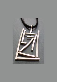 "This Zen-inspired sterling silver pendant is handcrafted, fabricated from sterling silver and measures approximately 1.5\" X  .75\";  includes 18\" sterling silver chain; made to order and can be customized!  FEATURES -Sterling Silver Linear design - Measures approximately 1.5\" long - Sterling silver chain included (18\") - Hand made to order SHIPPING - Handmade by DeLisa Designs in Austin, TX - Shipping included! Ships within 1 week via USPS Mail - Shipping option available for Express, Priority or signature confirmation - Gift wrapping option available at checkout, option to include a personal message YOU MAY ALSO LIKE THESE ITEMS! https://www.etsy.com/listing/65876068/black-and-white-fringe-necklace?ref=reviews https://www.etsy.com/listing/87383804/star-burst-earrings-black-and-white? Modern Handmade Sterling Silver Necklace, Contemporary Silver Jewelry With Artistic Design, Modern Sterling Silver Necklaces With Unique Design, Unique Sterling Silver Necklace With Artistic Design, Unique Sterling Silver Necklaces With Artistic Design, Modern Sterling Silver Necklace With Unique Design, Handmade Sterling Silver Contemporary Necklace, Zen Style, Linear Design