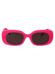 CelineSUNGLASSES72E SHINY PINK / BROWN Luxury Pink Retro Sunglasses, Pink Luxury Sunglasses With Gradient Lenses, Luxury Pink Tinted Shield Sunglasses, Elegant Pink Acetate Sunglasses, Trendy Pink Shield Sunglasses With Anti-reflective Coating, Celine Sunglasses, نظارات شمسية, Crossbody Tote, Pumps Flat