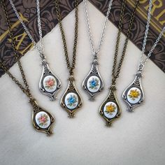 Victorian Pendants, Porcelain Roses, Pink Or Blue, Cameo Necklace, Onyx Earrings, Rose Necklace, Antique Porcelain, Necklace Vintage, Drop In