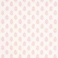 a white and pink wallpaper with flowers on it