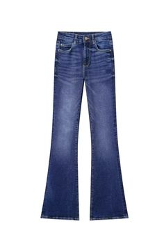 Goodnight Macaroon 'Alina' High-Waist Flared Denim Pants (3 Colors) Denim Flared High-Waist Measurements: XS - Waist 64cm, Length 111cm S - Waist 68cm, Length 112cm M - Waist 72cm, Length 113cm L - Waist 76cm, Length 114cm Machine cold and gentle cycle or hand wash cold Lay flat to dry Do not tumble dry Do not iron If you are unsure or need assistance selecting the proper size or color, please contact our Customer Services team and they'll be more than happy to help. Flared Denim, L And Light, Denim Flares, Exclusive Collection, Denim Pants, Lay Flat, Dark Blue, High Waist, Product Launch