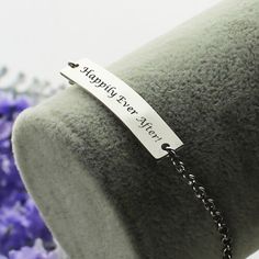 Gifts For Girlfriend: Engraved Name Bar Bracelet Sterling Silver Mother's Day Engraved Stainless Steel Name Bracelet, Personalized Silver Name Bracelet For Valentine's Day, Engraved Jewelry For Mother's Day And Friendship, Mother's Day Stainless Steel Jewelry With Engraved Text, Silver Nameplate Bracelet For Valentine's Day, Silver Personalized Name Bracelet For Friendship, Metal Name Bracelet For Mother's Day And Friendship, Silver Bracelets For Best Friend Gift On Mother's Day, Silver Name Bracelet For Friendship