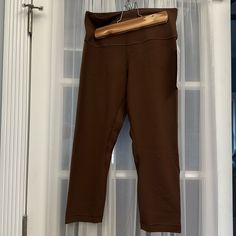 Brand New With Tags. Only Tried On Once. 100% Authentic, Purchased Directly From Lululemon. Brown Athleisure Activewear For Yoga, Brown Fitted Yoga Pants Athleisure, Brown Athleisure Yoga Pants, Brown Fitted Athleisure Yoga Pants, Brown Athleisure Activewear For Loungewear, Sporty Brown Yoga Pants, Brown Sporty Workout Pants, Sporty Brown Workout Pants, Brown Athleisure Activewear With Relaxed Fit