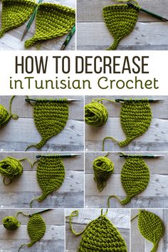 crochet instructions for how to make an ornament in the shape of a leaf