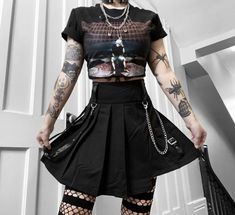 Delilah - Skirt Gothic Pleated Skirt For Summer, Gothic Skirt, Skirt Collection, Upgrade Your Look, Fashion Pieces, Gothic Fashion, Wardrobe, Skirt