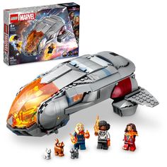 the lego avengers movie set is in its box and it's ready to be played