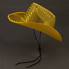 Gold color is liked by all and you are sure to find a lot of accessories in gold color however they are not as cool as the EL wire mens & womens gold cowboy / cowgirl hats. The unisex lighted hats come with contrasting EL wire and gold colored sequins which ensure that the hats are visible even from a distance and you are able to stand out in a crowd. The trendy, funny, crazy & cute gold cowgirl / cowboy hat is unisex and comfortable to wear and you can make the best of the products by using the Gold Festival Hat Bands For Summer, Gold Western Fedora Hat, Gold Fedora Western Hat, Western Gold Hat Bands For Party, Western Style Gold Hat Bands For Parties, Gold Hat Bands For Rodeo, Gold Hat Bands For Rodeo Summer Events, Gold Hat Bands For Rodeo Summer, Gold Hat Bands For Summer Rodeo