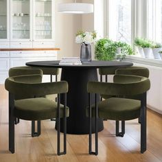 Circular Dining Room Table, Black Dining Table Set, Black Dining Room Table, Black Round Dining Table, Round Dining Room Sets, Round Pedestal Dining, Round Pedestal Dining Table, Round Dining Table Modern, Round Dining Table Sets