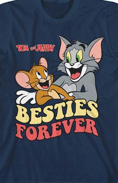 tom and jerry besties forever t - shirt