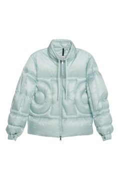 Quilted Nylon Puffer Jacket For Spring, Spring Quilted Nylon Puffer Jacket, Spring Nylon Puffer Jacket With Padded Collar, Spring Nylon Quilted Jacket With Padded Collar, Women's Puffer Coats, Off White Jacket, Ski Outfit, Puff Jacket, Quilted Puffer Jacket