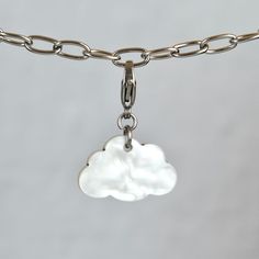 Cloud Charm New Charmed, Earring Necklace, Personal Touch, Ear Cuff, Product Launch, Charm Bracelet, Charms, Brand New, Stainless Steel