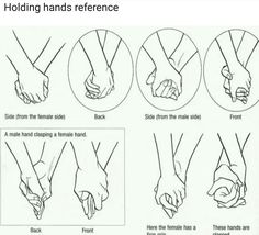 instructions for how to hold hands