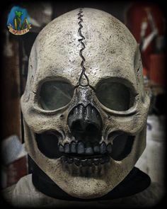 For shipments to Europe for a new customs rule it is necessary for the buyer to present tax number or TAX ID Latex mask with flexible polyurethane foam padding,Sid Wilson Vol3. The mask is semi-rigid and comfortable at the same time Airbrush Skull, Sid Wilson, Horror Masks, Creepy Facts, Costume Masks, Skin Mask, Leather Mask, Photo Mask