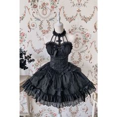 【Full Payment Reservation】Soft Gothic Cross Barbie Doll Halter Lolita Dress SP17397 This page is for full payment reservation, no need to pay top-up payment, order will be shipped after June 2022. About price: 1. Full payment reservation this listing to order: (No need to pay top-up payment, when the production finish, we will ship to you, no waiting) OP Dress: 135.99$ Head Accessory: 25.99$ Hand Accessories: 25.99$ 2. If you don't want to wait for deposit or reservation, you can come again afte Fansty Dresses Short, Summer Costume Party Dress With Doll Collar, Summer Doll Collar Dress For Costume Party, Doll Collar Dress For Summer Costume Party, Gothic Knee-length Dress For Costume Party, Coquette Ruffle Dress For Costume Party, Sleeveless Ruffled Mini Dress For Costume Party, Ruffled Dress With Doll Collar For Party, Ruffled Doll Collar Dress For Party