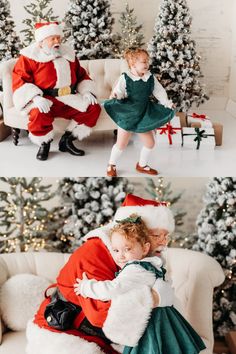 Holiday Picture Outfit, Christmas Venue, Christmas Mini Shoot, Santa Claus Pictures, Santa Claus Outfit