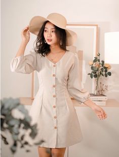 Linen Style Fashion, Fancy Short Dresses, Frock Fashion, Stylish Short Dresses, Fashion Top Outfits, Modest Dresses Casual, Woman Suit Fashion, Casual Day Outfits, Short Dresses Casual