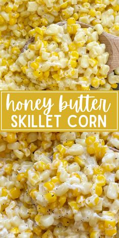 Honey butter skillet corn is an easy sweet corn side dish recipe with only a few easy ingredients. Honey Butter Skillet Corn, Corn Recipes Side Dishes, Skillet Corn, Beef Recipes For Dinner Easy, Corn Side Dish, Recipes For Dinner Easy, Beef Ground, Corn Dishes, Buttered Corn