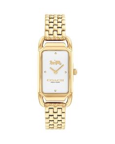 COACH Cadie Bracelet Watch, 17.5mm x 28.5mm Jewelry & Accessories - Bloomingdale's Coach Watch, New Wardrobe, Bracelet Watch, Jewelry Accessories