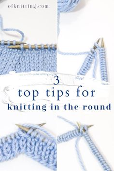 the top tips for knitting in the round