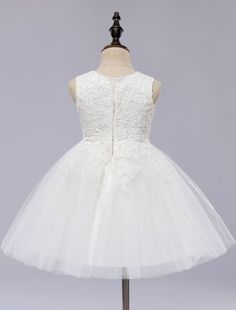 Silhouette Princess Neckline Jewel Hemline/Train Knee-Length Back Details Zipper Fabric Tulle, Satin Fabric Embellishment Embroidered Sleeve Length Sleeveless Fully Lined Yes Season Spring, Summer, Fall, Winter Weight 0.50kg Sleeveless Embroidered Princess Dress For Dress-up, Fitted White Sleeveless Dress For Dress-up, Princess Style Sleeveless Dress With Lace Bodice, Sleeveless Embroidered Princess Dress For Party, White Princess Embroidered Dress, White Princess Style Embroidered Dress, White Embroidered Princess Dress, Princess Style Sleeveless First Communion Dress With Lace Bodice, Sleeveless Tulle Princess Dress For Confirmation