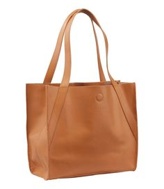 Stonington Full-Grain Leather Tote | Tote Bags at L.L.Bean Classic Faux Leather Tote Satchel, Classic Textured Faux Leather Bag, Smooth Grain Tote Satchel For Shopping, Classic Smooth Grain Satchel For Shopping, Leather Tote Satchel For Shopping, Classic Faux Leather Satchel With Leather Handles, Classic Faux Leather Bag With Leather Handles, Modern Leather-backed Tote Satchel, Textured Leather Tote Satchel