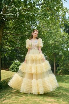 ❖ DUSTY YELLOW TULLE WOMEN DRESS   Elevate your style with our stunning dusty rose tulle women dress, perfect for any special occasion. This tailor-made dress is designed to fit you like a glove, ensuring you look and feel your best. Handmade with care and attention to detail, this custom-sized dress is a true work of art that will make you stand out from the crowd.  Whether you're attending a party or a wedding, this dress is sure to turn heads and make you the center of attention. Don't forget Spring Prom Princess Dress With Ruffles, Elegant Tulle Princess Dress For Garden Party, Spring Princess Dress With Ruffles For Prom, Organza Princess Dress With Ruffles For Prom, Princess Style Ball Gown For Quinceanera In Spring, Cream Princess Dress With Ruffles, Princess Ball Gown For Quinceanera Spring, Elegant Princess Dress With Ruffles For Garden Party, Elegant Ruffled Princess Dress For Garden Party