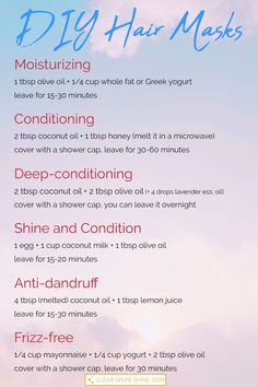 Easy Diy Hair, Hair Masks For Dry Damaged Hair, Moisturizing Hair Mask, Conditioning Hair Mask