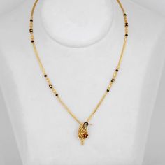 Mini Mangalsutra, Royal Jewellery, Gold Necklace Indian