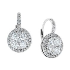 in stock Holiday Ready, Leverback Earrings, Diamond Halo, Lady Dior Bag, Beauty Gift, Halo Diamond, Watch Brands, Pet Accessories, Halo