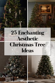 #Christmas Decoration Ideas# Green White And Bronze Christmas Tree, Bungalow Christmas Decor, Minimalistic Xmas Tree, White Bulbs On Christmas Tree, Christmas Tree Ornaments Theme, Aesthetic Christmas Tree Decor Ideas, Natural Looking Christmas Tree Decor, Trendy Christmas Tree Ornaments, Simple Christmas Tree Garland