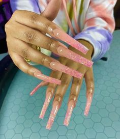 Pink Acrylic Nails