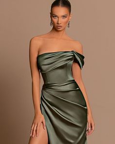 We could custom made 70+ colors & all sizes, if you do not not find the color name listed, pls leave message on special instruction to note the exact color you need.Also custom size is available, if you need your dress customized, pls leave your?bust, waist, hips & barefoot height?size in the order remark. Thank you. Bridesmaid Dress Satin, Off Shoulder Bridesmaid, Off Shoulder Bridesmaid Dress, Bridesmaid Dresses Satin, Dress Wedding Guest, Long Bridesmaid Dress, Satin Prom Dress, Mermaid Evening Dresses, Mermaid Silhouette