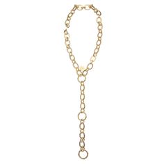 Lariat Multi-Style Chunky Link Chain Metal Chain Necklace With Adjustable Chain For Layering, Adjustable Metal Chain Necklace For Layering, Metal Lariat Long Necklace, Metal Lariat Shaped Long Necklace, Metal Adjustable Chain Necklace For Layering, Metal Long Lariat Necklace, Metal Lariat Necklace With Long Chain, Metal Lariat Necklace With Chunky Chain, Chunky Chain Metal Necklace For Layering