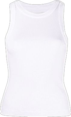 Sleeveless Ribbed Top, Ribbed Top, Citizens Of Humanity, Size Clothing, Round Neck, Organic Cotton, Women Wear, Collage, Human