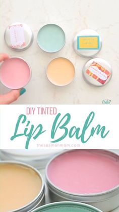 Diy Tinted Lip Balm, Natural Lip Balm Recipe, Săpunuri Handmade, Lip Balm Recipes, Homemade Lip Balm, Diy Lip Balm