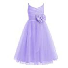 Beautiful Flower Girls Special Occasion Or Party Dress Brand New Never Worn Sz 4 Girl Kids Wedding Party Or Guest Attire. Ships Within 3 Days From Indpls In. Tea (Ankle) Length, Zipper Back, Lavender Tulle And Chiffon, Small Bow Tie In Back. Big Flower At Waist. Lavender Princess Sleeveless Dress, Lavender Princess Style Sleeveless Dress, Princess Style Sleeveless Lavender Dress, Fitted Purple Tutu Dress For Spring, Elegant Purple Princess Dress For Spring, Purple Princess Dress For Spring Dress-up, Purple Princess Dress For Dress-up In Spring, Purple Princess Dress For Spring, Lavender Flower Girl Dress