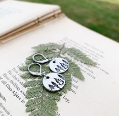 Rustic Tree Earrings, Nature Tree Dangle Earrings, Hypoallergenic Ear Jewelry, Forest Jewelry, Nature Lover Gift, Hiker Gifts, Outdoors Gift Rustic tree earrings!! Great gift idea for nature lovers, hikers, campers, forest rangers, mountain lovers and much more!! These earrings are made with round silver aluminum charms metal stamped with 3 different tree types (4 total trees) on each one. They are attached to stainless steel lever back ear wires. These earrings are extremely lightweight and are Nickel-free Nature-inspired Earrings As Gift, Nickel-free Nature-inspired Earrings For Gift, Hypoallergenic Nature-inspired Earrings As Gift, Hypoallergenic Nature-inspired Earrings For Gifts, Tree Types, Forest Jewelry, Hiker Gifts, Earrings Nature, Jewelry Nature