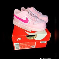 7c (Toddler) Size Nike Dunk Low, Triple Pink. New In Box. Never Worn Or Tried On! Casual Nike Sneakers For Playtime, Nike Sneakers With Soft Sole For Playtime, Cute Low-top Sneakers For Playtime, Pink High-top Sneakers For Playtime, High-top Pink Sneakers For Playtime, Cute Pink Sneakers For Playtime, Cute Nike High-top Sneakers, Pink Sneakers With Soft Sole For Playtime, Pink Low-top Sneakers For Daycare