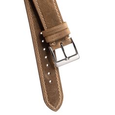 This watch band is crafted from top quality leather and features a timeless design perfect for any occasion. The warm brown color makes this watch band ideal for formal or casual looks and it can be easily paired with other accessories for maximum impact. Color: Light khaki brown with color matched stitchingBuckle size: 2mm taper from the lugs. Polished stainless steelStrap thickness: ~ 3mm Due to monitor and leather supply differences, the color may vary slightly from what you see on the screen Classic Watch Bands With Waxed Finish For Everyday Use, Classic Adjustable Watch Bands With Waxed Finish, Classic Leather Watch Bands For Business, Classic Brown Leather Bracelet For Formal Occasions, Classic Leather Bracelet With Waxed Finish, Classic Leather Watch Bands With Stainless Steel Clasp, Classic Adjustable Leather Bracelet For Business, Classic Leather Bracelet With Stainless Steel Clasp, Classic Watch Bands With Bracelet Strap For Everyday Use