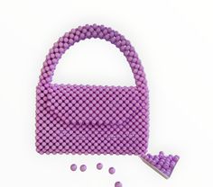 This model can FITS : - phone 📱 - car keys 🔑 - headphones / AirPods 🎧 - card holder 💳 - lipstick 💄 Purple Beaded Bag For Gift, Purple Beaded Bag As Gift, Purple Beaded Bags For Gifts, Purple Beaded Shoulder Bag For Everyday Use, Purple Beaded Shoulder Bag For Party, Purple Beaded Party Shoulder Bag, Beaded Purple Party Bag, Elegant Beaded Purple Shoulder Bag, Handmade Purple Clutch Shoulder Bag