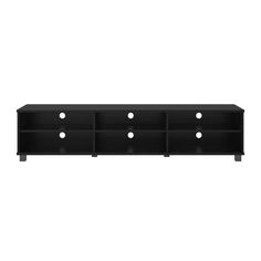 CorLiving Hollywood Wood Grain TV Stand for TVs up to 85" Image 1 Black Tv Stand, Black Tv, Patio Storage, Cabinet Accessories, Electronics Accessories, Patio Sectional, Replacement Cushions, Tv Stands And Entertainment Centers, Modern Tv Stand