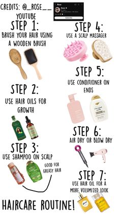 Hair And Skin Vitamins, Haircare Routine, Healthy Hair Care