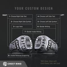 Customization University Ring, School Ring, College Ring, Personalized University Ring, Class Ring, Graduation Ring, High School Ring 🎓 Handcrafted Silver Graduation Rings 🎓 ✅ Made of 925 Sterling Silver ✅ Dimensions: 20mm  ✅ Weight: ±20gr  🎉Celebrate your academic achievements in style with these exquisite handmade silver graduation rings. Meticulously crafted with attention to detail, these rings are the perfect way to commemorate your journey and mark this significant milestone. Product Fe Customizable Silver Promise Ring, Silver Oval Initial Ring For Promise, Customizable White Gold Initial Ring, Classic White Personalized Rings, Custom Oval Rings For Formal Occasions, Customizable Modern Ring Jewelry, Customizable Silver Jewelry For Promise, Customizable Modern Jewelry Ring, Classic Customizable Round Band Rings