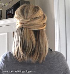 Pinned Updo Shoulder Length Hair, Hair Stuff