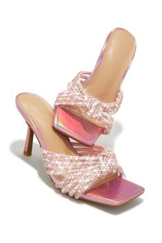 Miss Lola | Birthday Flirt Pink Embellished Mid Heel Mules – MISS LOLA Girl Money, Miss Lola, Embellished Heels, True Romance, Heel Mules, Shoes Collection, Look Stylish, Pink Stone, Party Looks